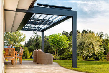 Terrassenüberdachung Relaxdach Lamellen