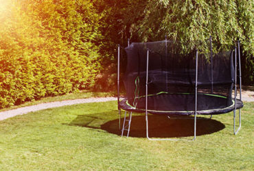 Trampolin für Zuhause im Garten