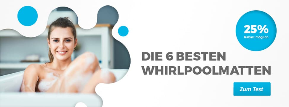 Die besten Whirlpoolmatten im Test - Banner