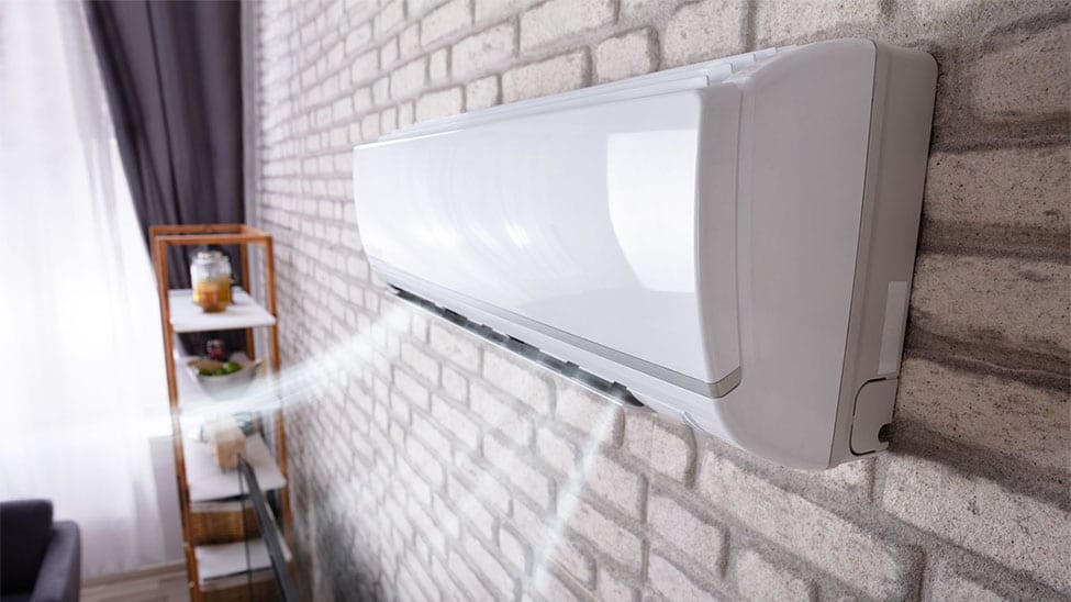 Klimaanlage für Zuhause an Wand