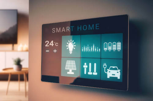 Digitaler Smart Home Regler