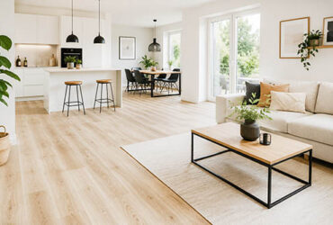 Klick Vinyl zuhause im Wohnzimmer