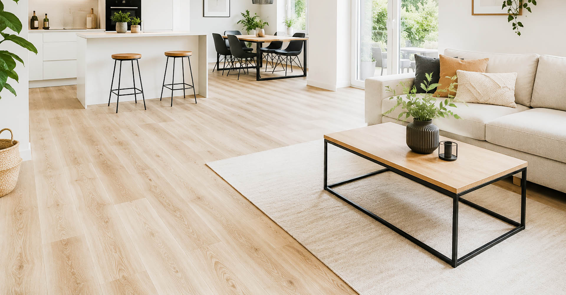Klick Vinyl zuhause im Wohnzimmer