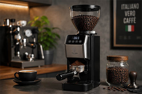 Moderne italienische Kaffeemaschine