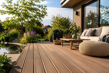 Terrasse mit hochwertigen Terrassendielen